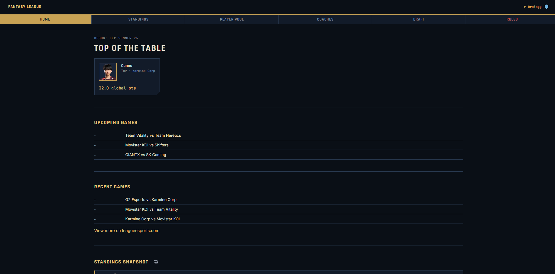 FantasyLeague